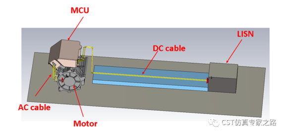 cst电动车emc仿真（二）——电机控制器mcu的emc仿真