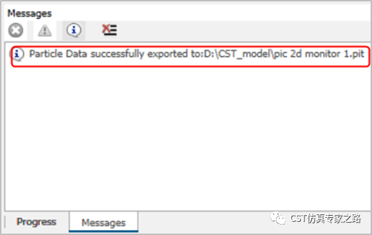 cst如何导出粒子数据？